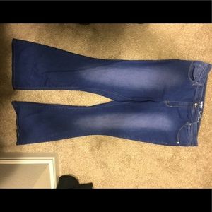Wide leg jeans
